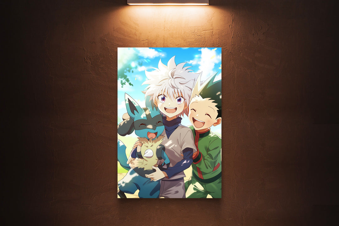 Gon killua and Lucario