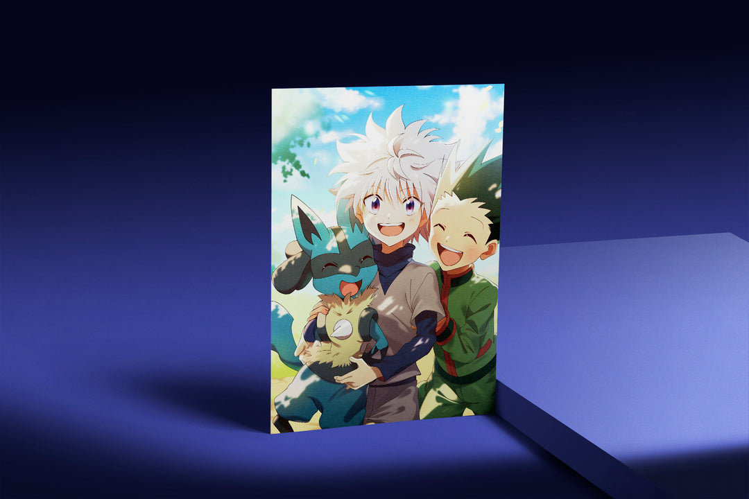 Gon killua and Lucario