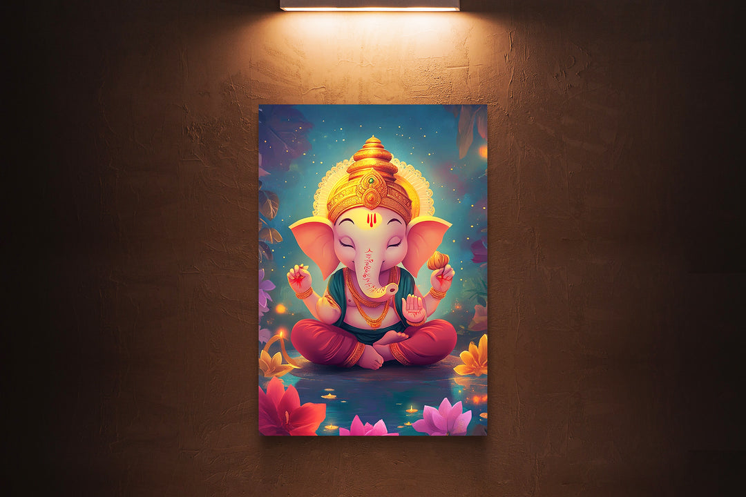 Lord Ganesh Meditating